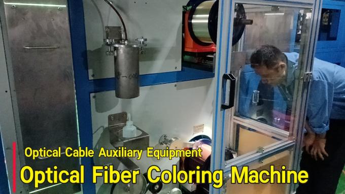 máquina del colorante y el rebobinar de la fibra