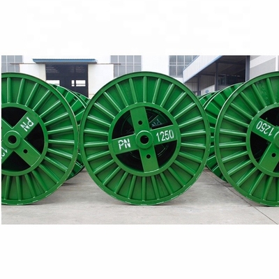 Bobbin Reel de acero acanalado para el alambre y la máquina de la fabricación de cables