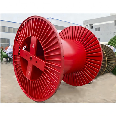 Bobbin Reel de acero acanalado para el alambre y la máquina de la fabricación de cables