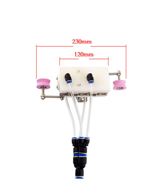 Secador doble del soplo del cable del ojeteador de la porcelana de la sección doble para la línea de la protuberancia de cable