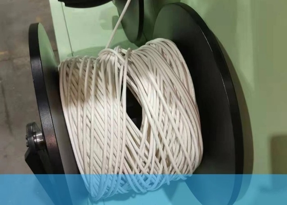 Máquina de bobina de cable de red bobina eficiente en forma de 8 con anillos anti-enrollamiento