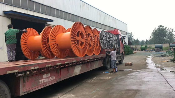 El carrete de cable de acero industrial acanaló a Bobbin For Stranding Machine