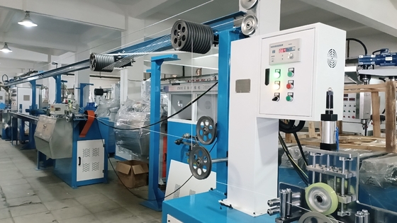 Máquina de fabricación de cables de red 50+35 Línea de extrusión de alambre de control PLC