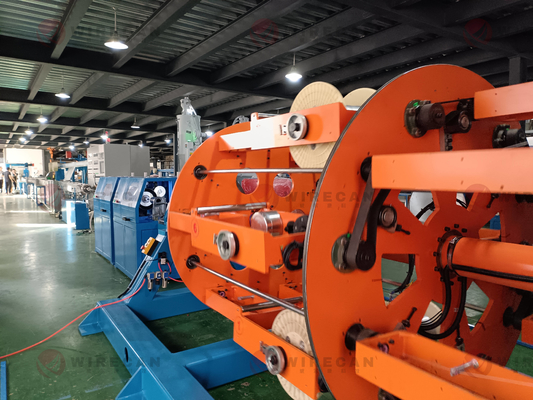 φ90 Línea de extrusión de la envolvente del cable de fibra óptica: Solución de fabricación de cables de alto rendimiento