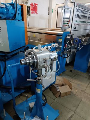 φ90mm+φ50mm Máquina de extrusión de cables y alambres de alta velocidad con cubierta de chaleco eléctrico de PVC