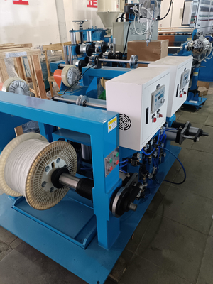 φ90mm+φ50mm Máquina de extrusión de cables y alambres de alta velocidad con cubierta de chaleco eléctrico de PVC