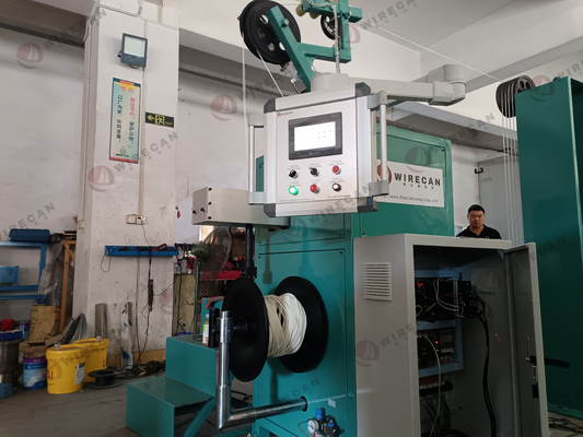 Máquina de bobina de cable de red bobina eficiente en forma de 8 con anillos anti-enrollamiento