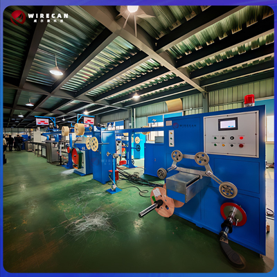 WRK-50 Línea de extrusión de tubos sueltos. Fabricación de cables de fibra óptica de alta velocidad