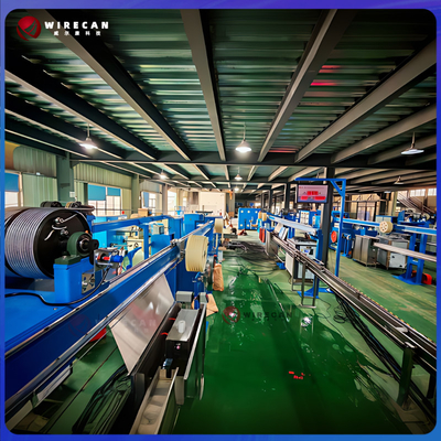 WRK-50 Línea de extrusión de tubos sueltos. Fabricación de cables de fibra óptica de alta velocidad