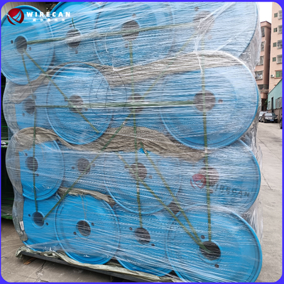 Bobina de acero corrugado para bobinado de cables y alambres, tambor de cable de alta resistencia/bobinas de acero/cables de fibra óptica