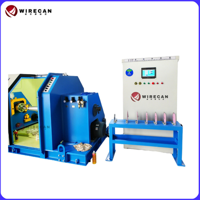 Máquina de ensamblaje de sola hebra con voladizo (630/800/1000/1250) Velocidad alta y tensión constante para cable de alta frecuencia / datos / energía