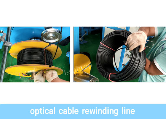 La máquina que arrolla del cable del SGS, 50HZ telegrafía la máquina el rebobinar con el contador del metro