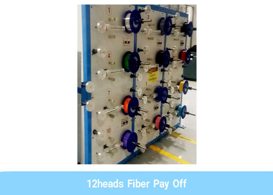 300m / Min Optic Fiber Buffering Line para PBT que cubre el cable central del tubo