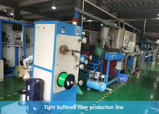 cadena de producción protegida floja del cable de fribra óptica de 30m m con semi - el auto toma