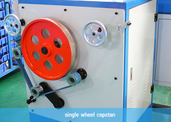 Sola cadena de producción del cable de EVA Coating Machine Fiber Optic del alambre de acero de la cabeza 21kw