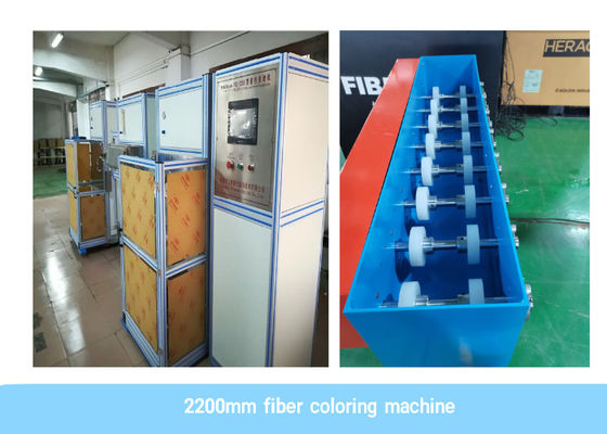 Horno de curado ULTRAVIOLETA de Siemens del doble automático del PLC 2200m/Min Fiber Coloring Machine With