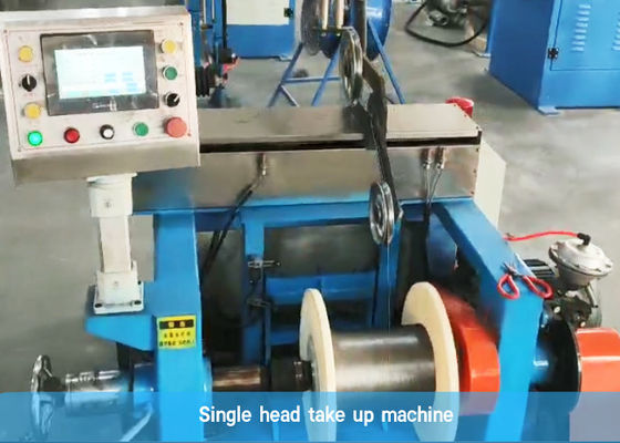 Sola cadena de producción del cable de EVA Coating Machine Fiber Optic del alambre de acero de la cabeza 21kw