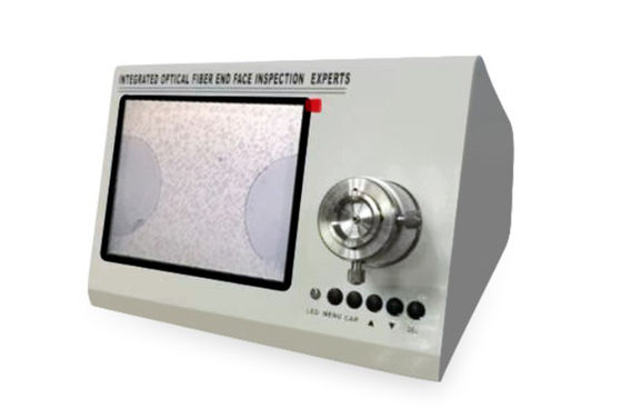 Probador portátil del cable de fribra óptica del detector de la cara del extremo de la fibra de la toma DC12V
