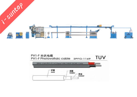 200m/de cobre Min Wire Harness Manufacturing Equipment para el cable fotovoltaico