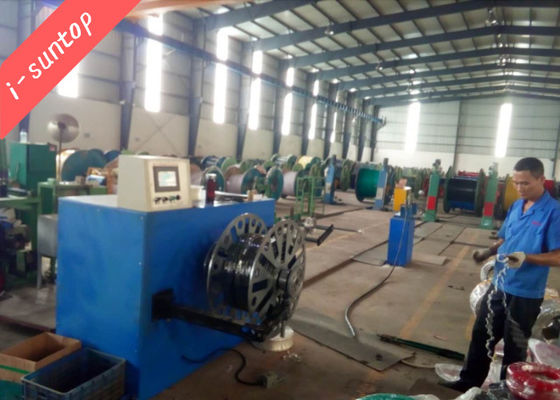 Sola máquina de bobina automática de alambre de la rueda 380VAC con impulsado por motor