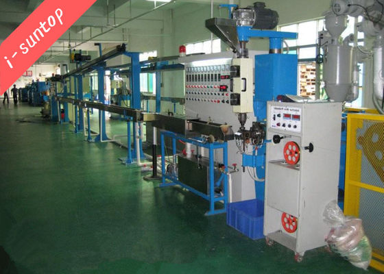 Máquina eléctrica de una sola capa de la fabricación de cables 80kg/H, extrusor del cable 20HP