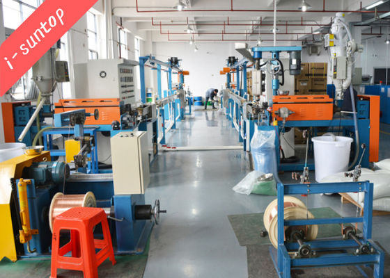 línea de fabricación de la protuberancia de cable del silicón de la máquina del alambre de 15kw 90kg/H