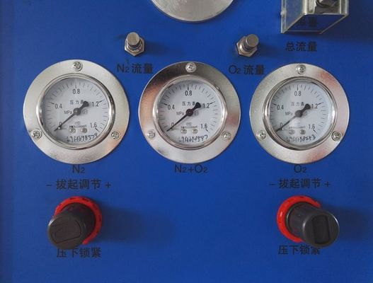 equipo de prueba del cable del probador del índice del oxígeno de la pureza elevada de 100W 0.4mpa