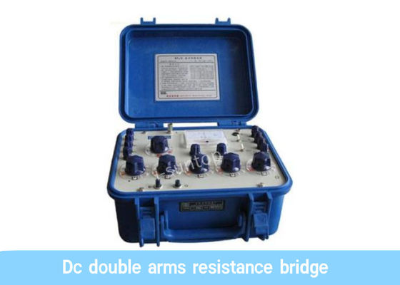 Equipo de prueba portátil eléctrico del cable del puente de resistencia del brazo del doble de DC AC220V