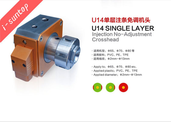 Cruceta de centro ajustable libre de la protuberancia U7/U14 para el extrusor del cable