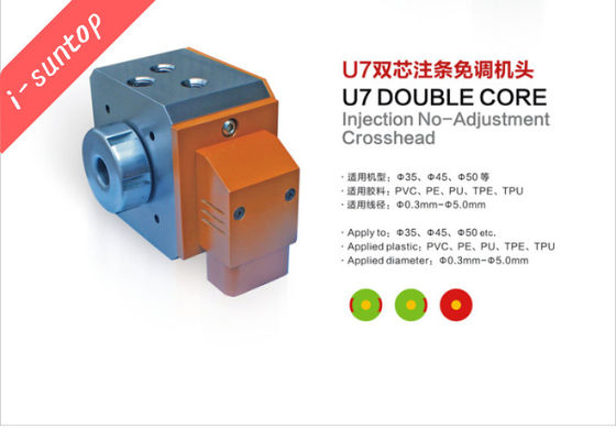 Cruceta de centro ajustable libre de la protuberancia U7/U14 para el extrusor del cable