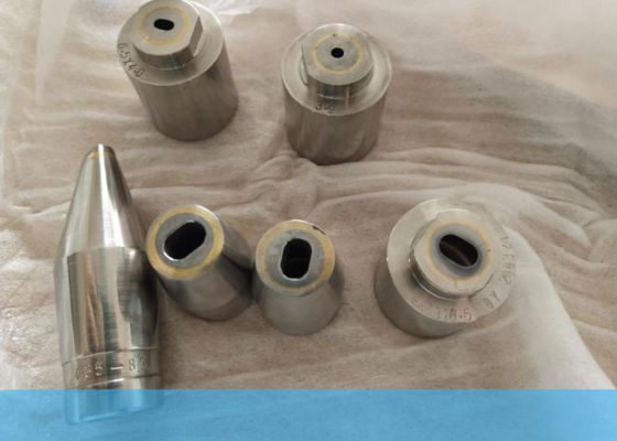 Punta de extrusión y moldeado con carburo sólido de tungsteno, acero con tratamiento térmico