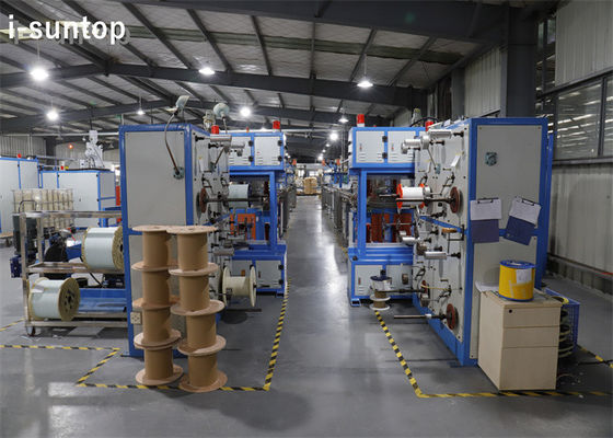 Máquina plana interior y al aire libre del cable de fribra óptica de 50KW FTTH