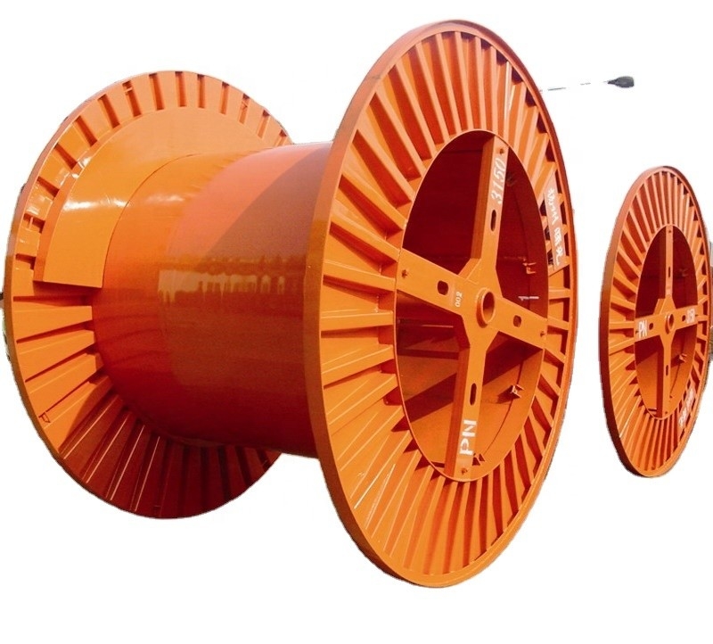 Bobbin Reel de acero acanalado para el alambre y la máquina de la fabricación de cables