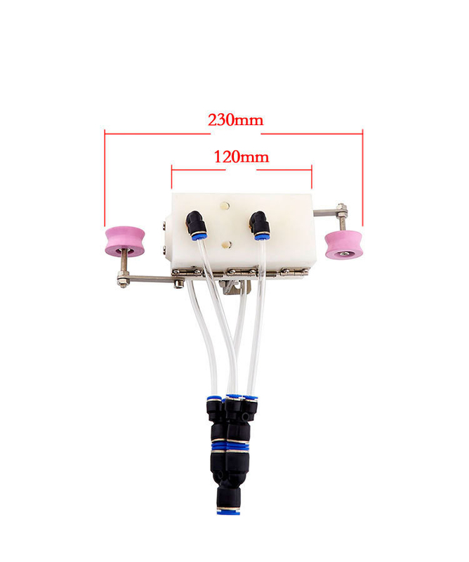 Secador doble del soplo del cable del ojeteador de la porcelana de la sección doble para la línea de la protuberancia de cable