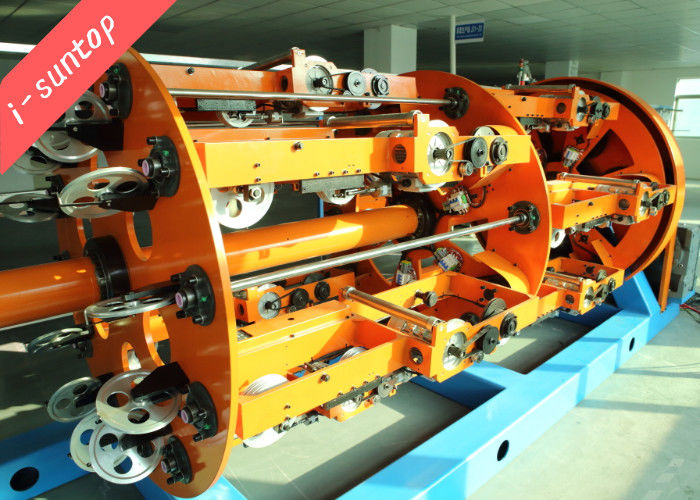 12 cabezas detrás tuercen el tipo de la jaula de la máquina de encalladura del cable 70RPM
