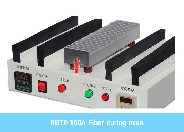 Fibra óptica horizontal 1100w que cura la máquina de Oven Fiber Patch Cord Making